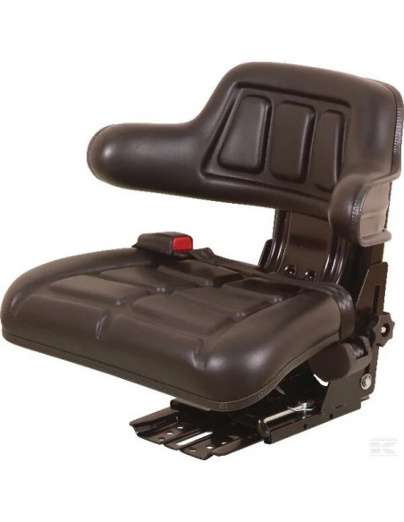 Sedile in PVC con sospensione meccanica e cinture