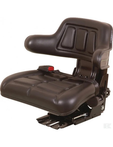 Sedile in PVC con sospensione meccanica e cinture