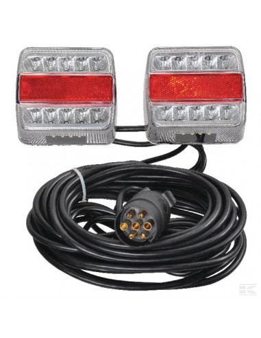 Set di luci LED 12V magnetico 12m cavo