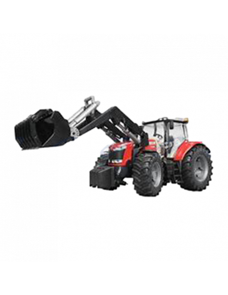 Trattore MASSEY FERGUSON 7600 CON BENNA