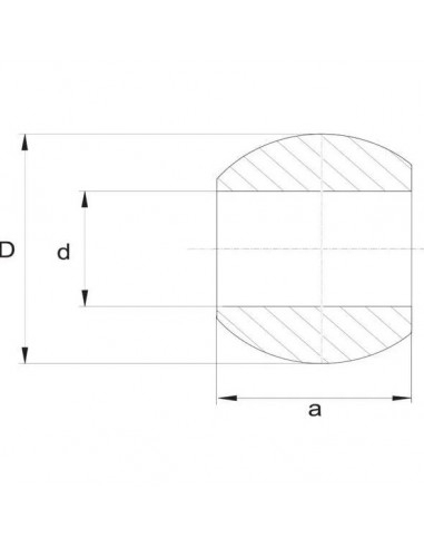 Rotula braccio inferiore Cat.3/3 Ø 37 / 64x45mm