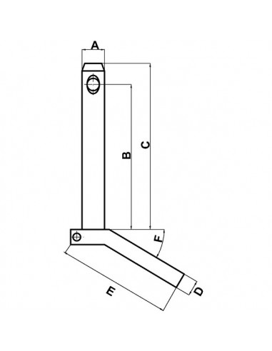 Spina con maniglia 22x130 mm